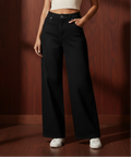 Black Wide leg Jeans