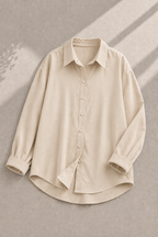 Beige Button Down Shirt